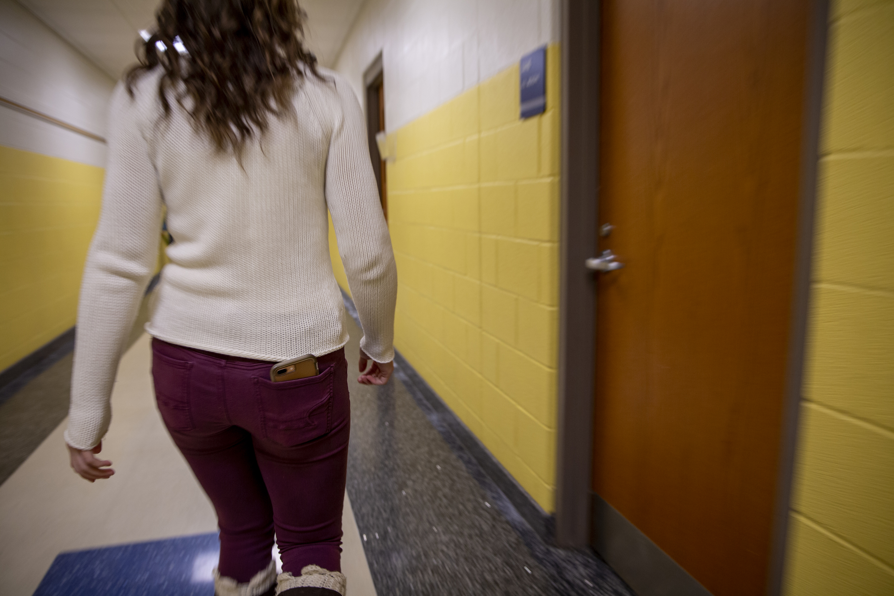 Alana rushes from volunteering to get to her first class of the day. In the midst of her packed schedule, she says she likes to find downtime, maybe an hour or two, just to sit and scroll through social media. 