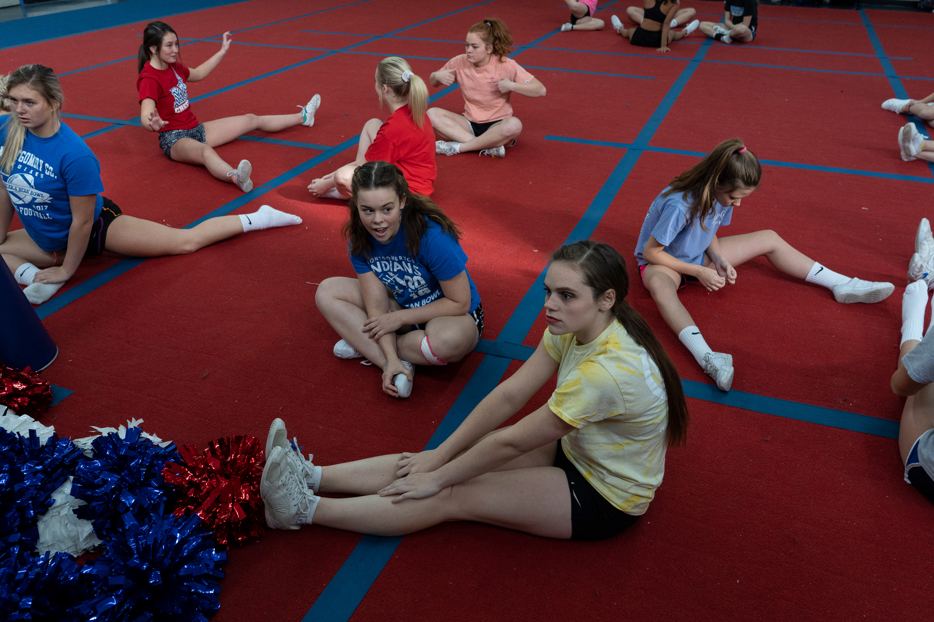 “Cheer is kinda like my getaway from all that [personal hardships],” Alana says. “I smile and no one even notices the stuff that goes on because people just see the happ